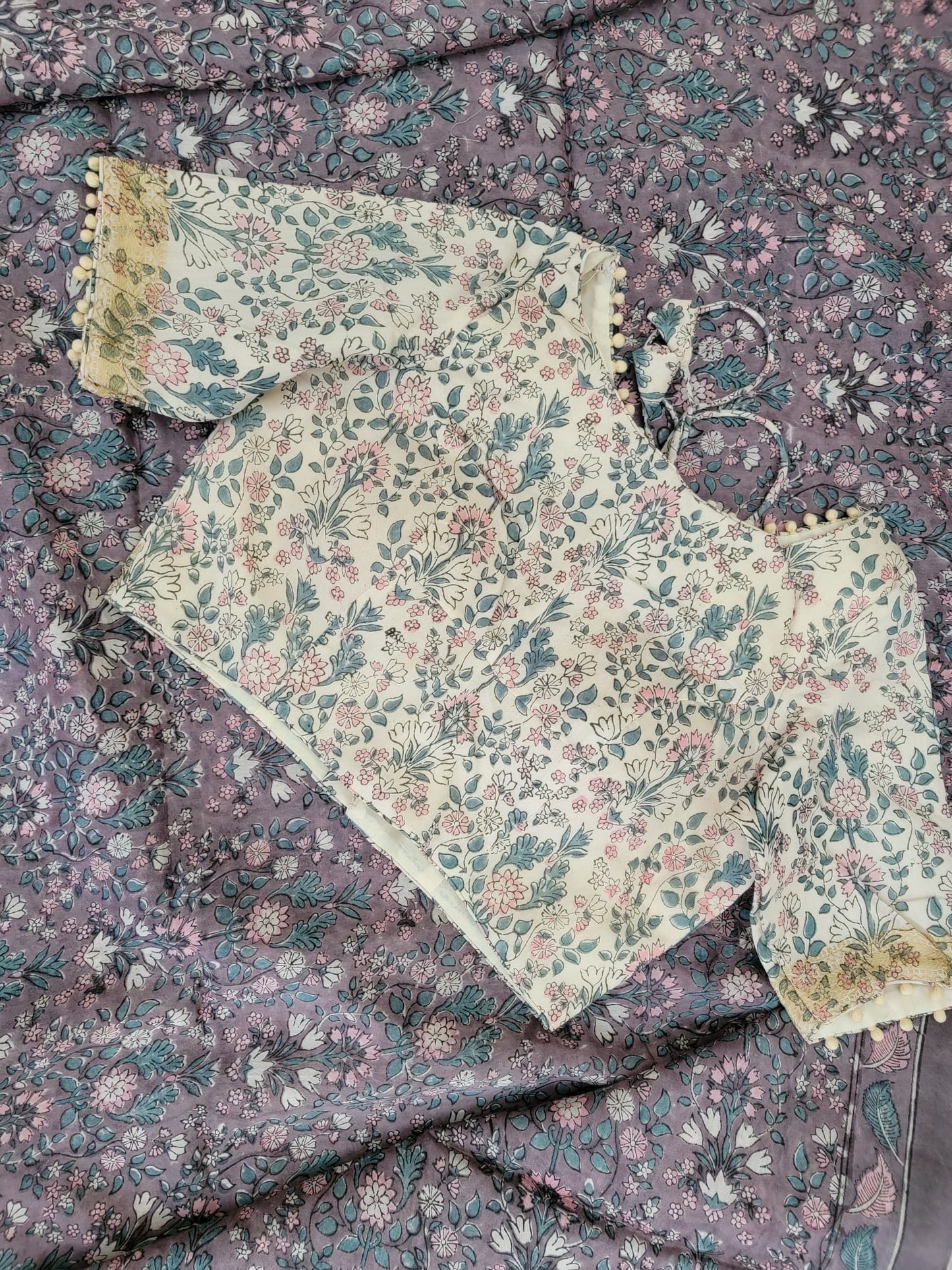 Hand Block Print Saree