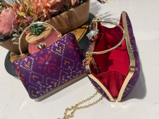 Patola Clutches - Purple