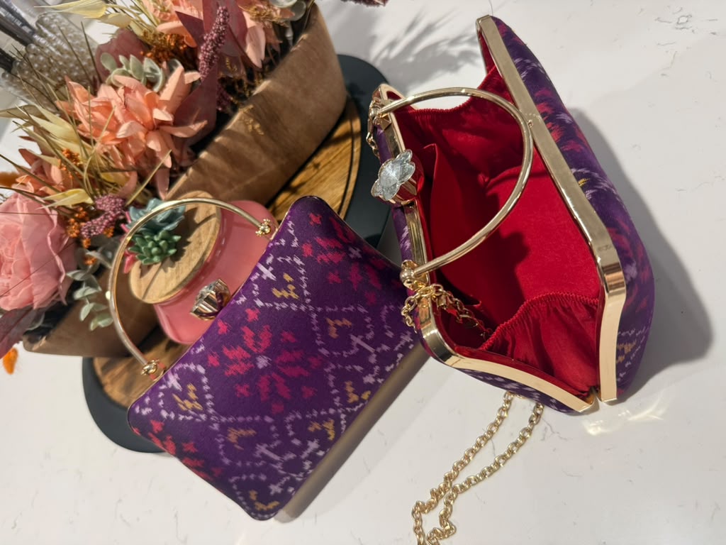 Patola Clutches - Purple