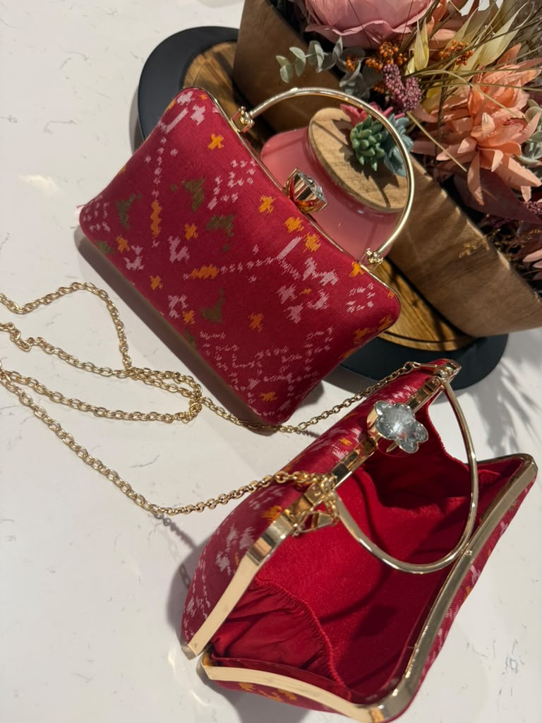 Patola Clutches -Maroon