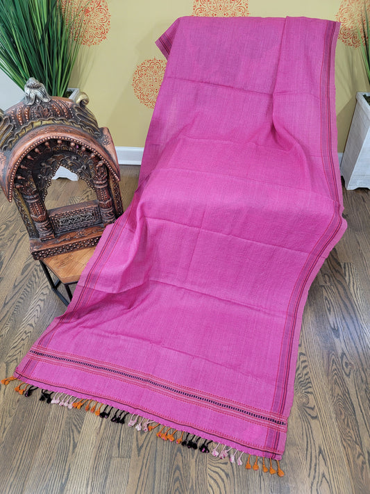 Hand Woven Marino Sheep Wool Shawl